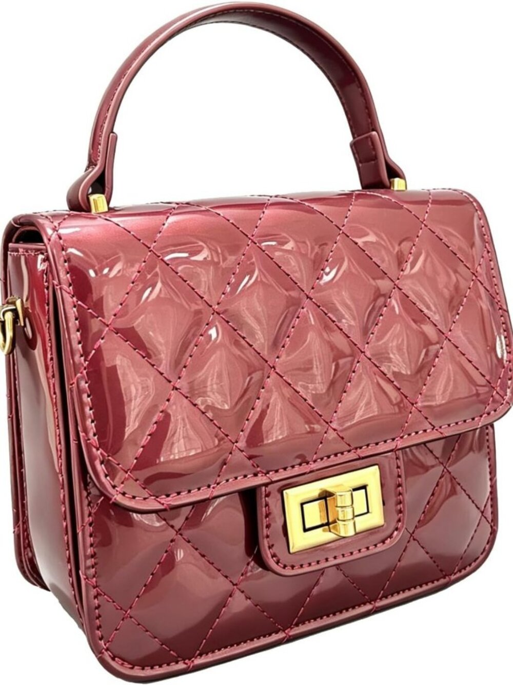 Stylish Mini Quilted Crossbody Bag for Women | Small Square Satchel Handbag